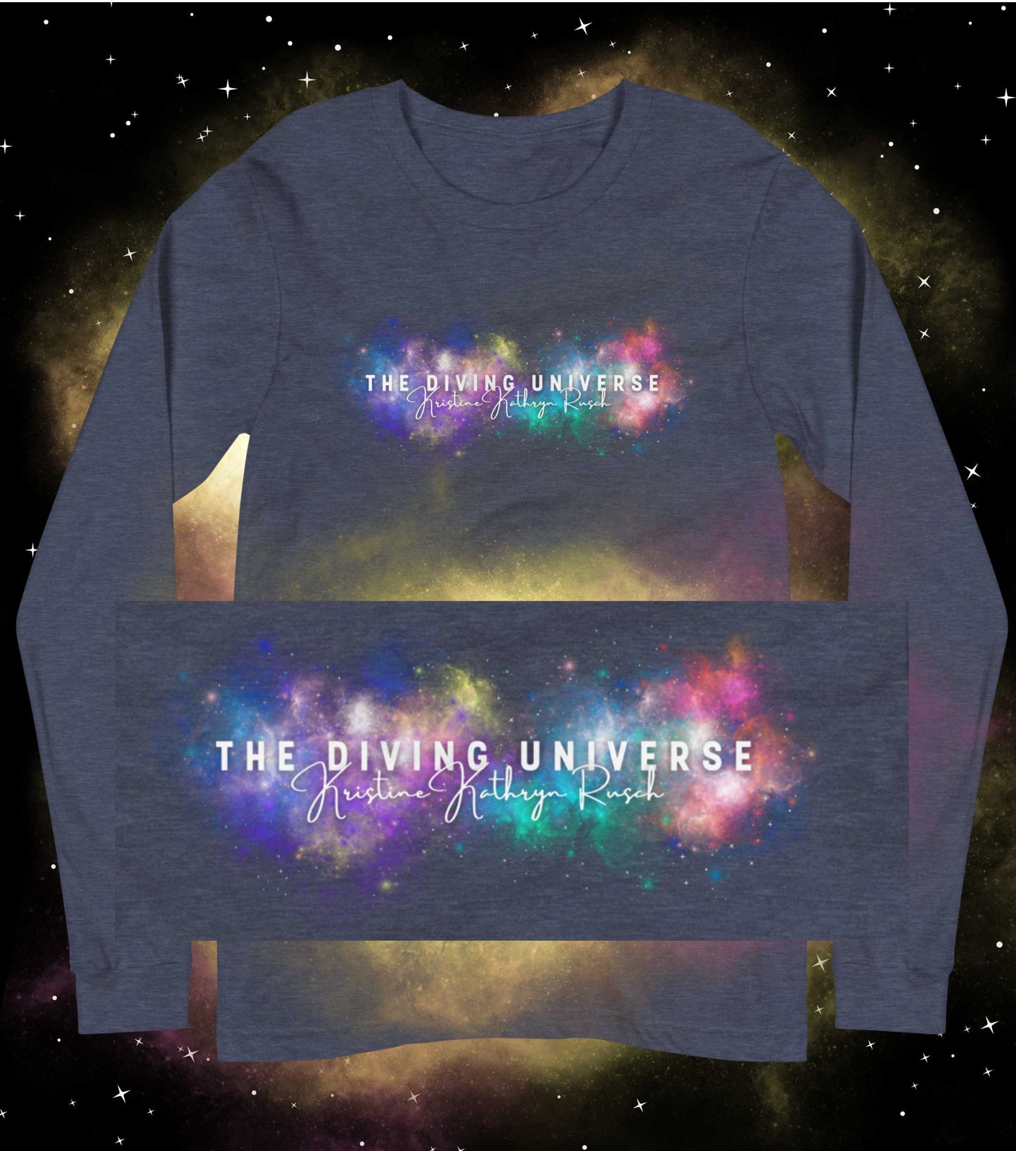 DIVING UNIVERSE NEBULA L/S Tee - The Diving Universe by Kristine Kathryn Rusch