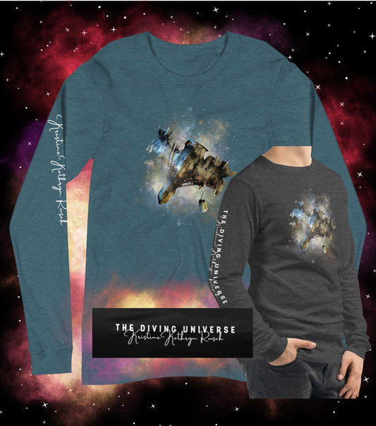 SPACESHIP WRECK L/S Tee - The Diving Universe by Kristine Kathryn Rusch
