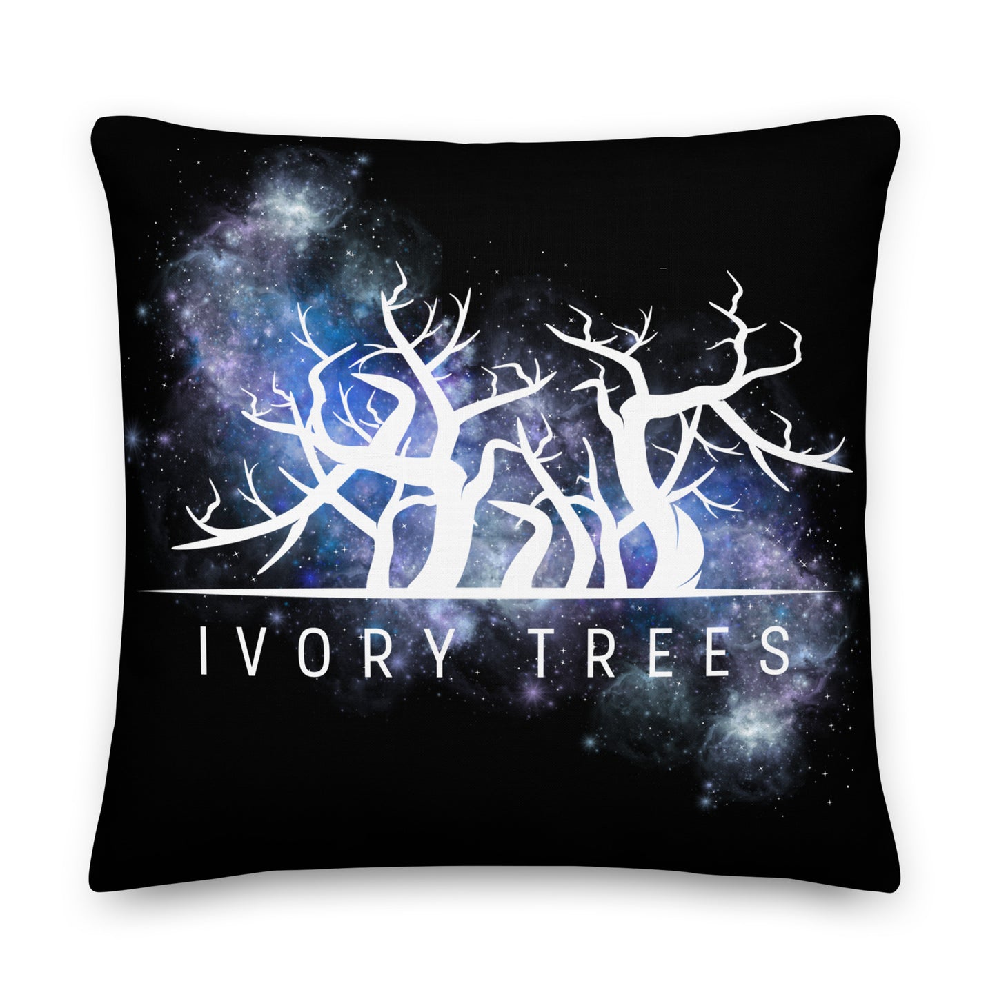 IVORY TREES NEBULA Premium Pillow - The Diving Universe by Kristine Kathryn Rusch