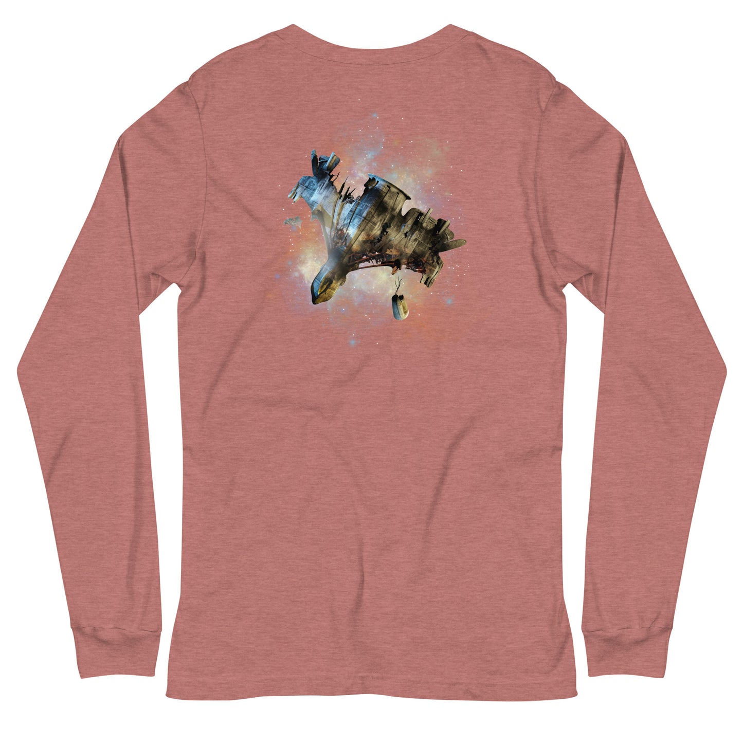 DIVING CREW & SPACESHIP WRECK L/S Tee - The Diving Universe by Kristine Kathryn Rusch