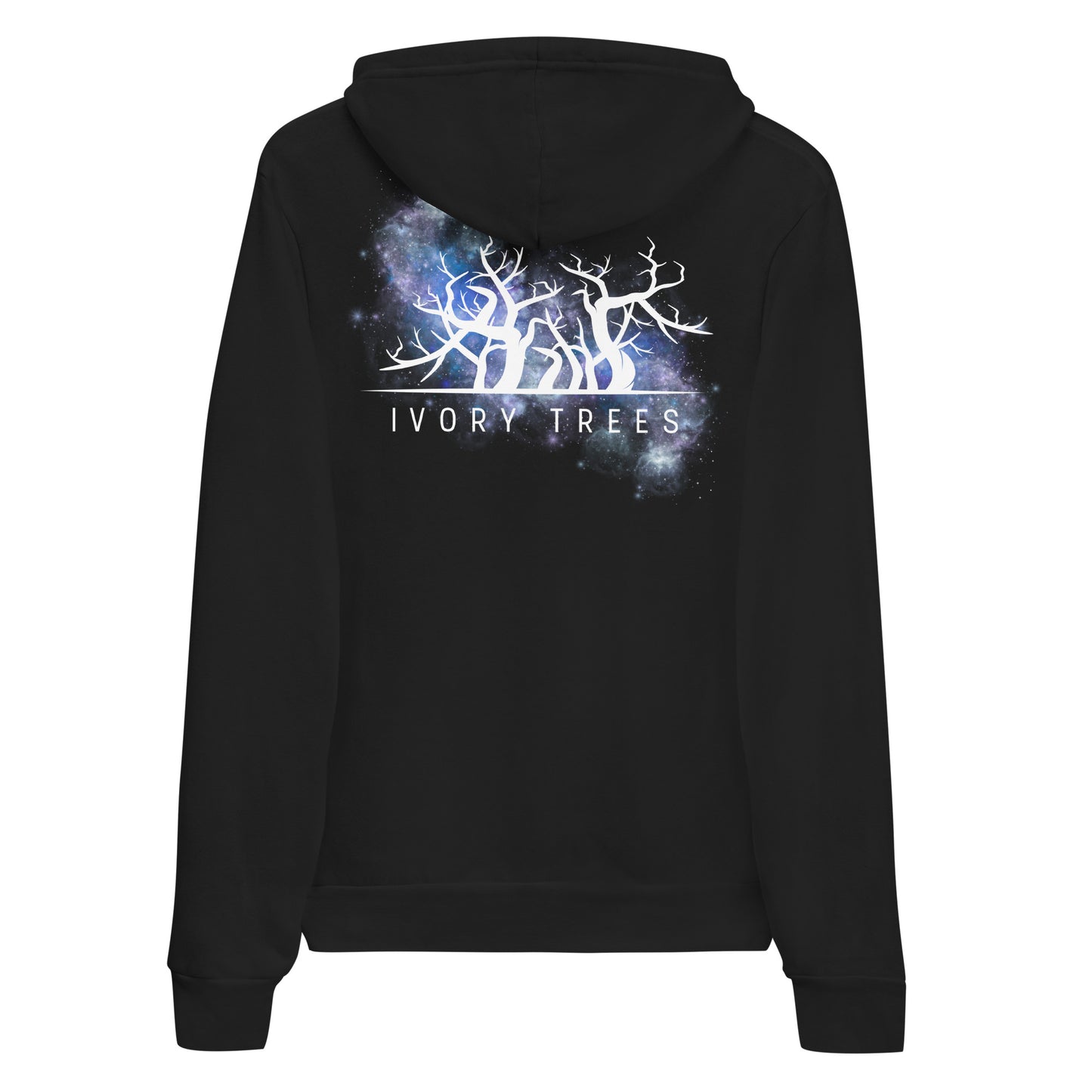 IVORY TREES NEBULA & Logo Hoodie - The Diving Universe by Kristine Kathryn Rusch