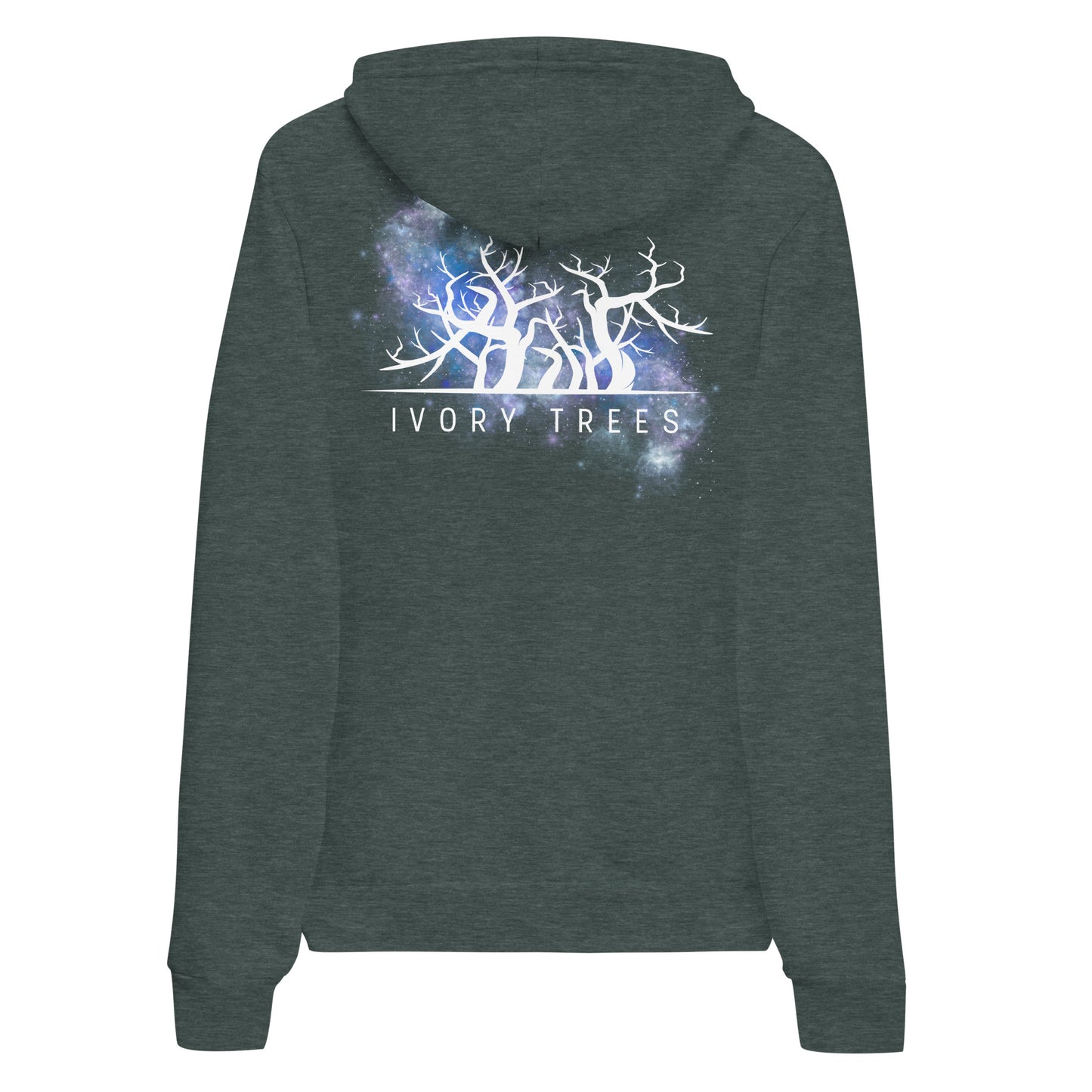 IVORY TREES NEBULA & Logo Hoodie - The Diving Universe by Kristine Kathryn Rusch