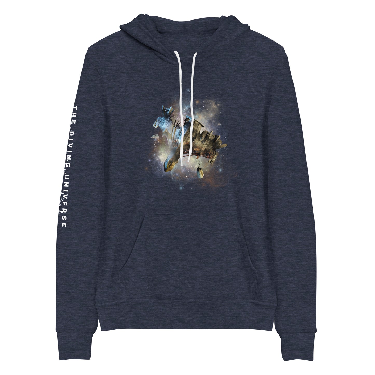 SPACESHIP WRECK Hoodie  - The Diving Universe by Kristine Kathryn Rusch