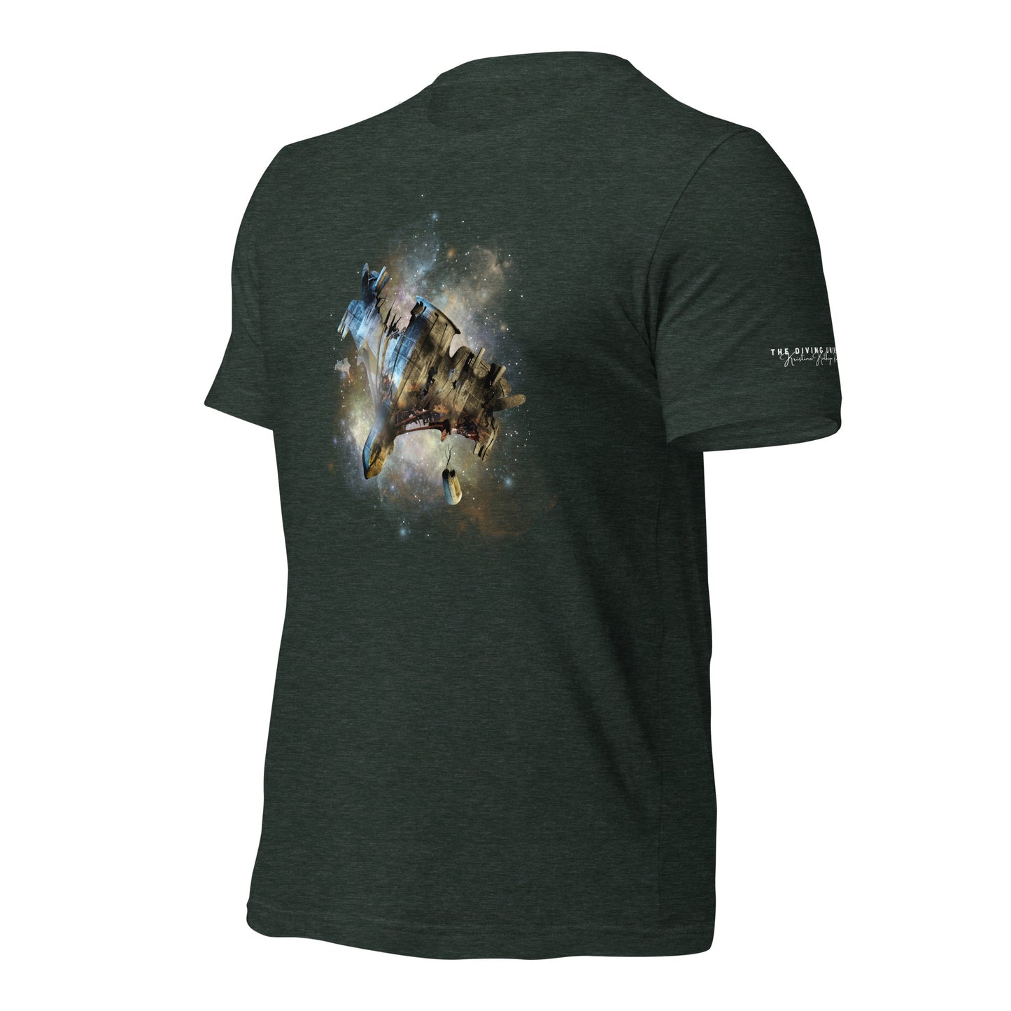 SPACESHIP WRECK T-Shirt - The Diving Universe by Kristine Kathryn Rusch