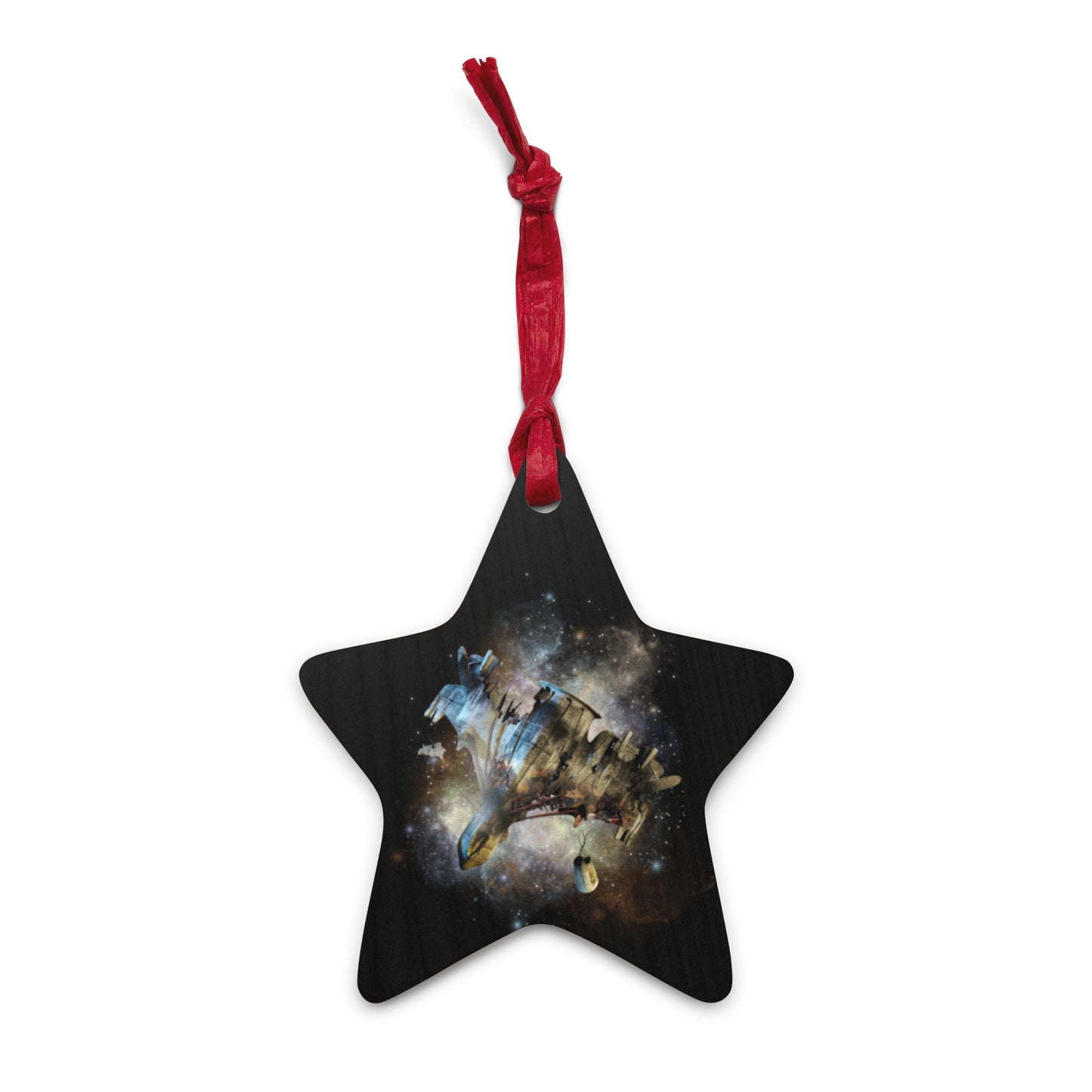 SPACESHIP WRECK Wooden ornaments | The Diving Universe