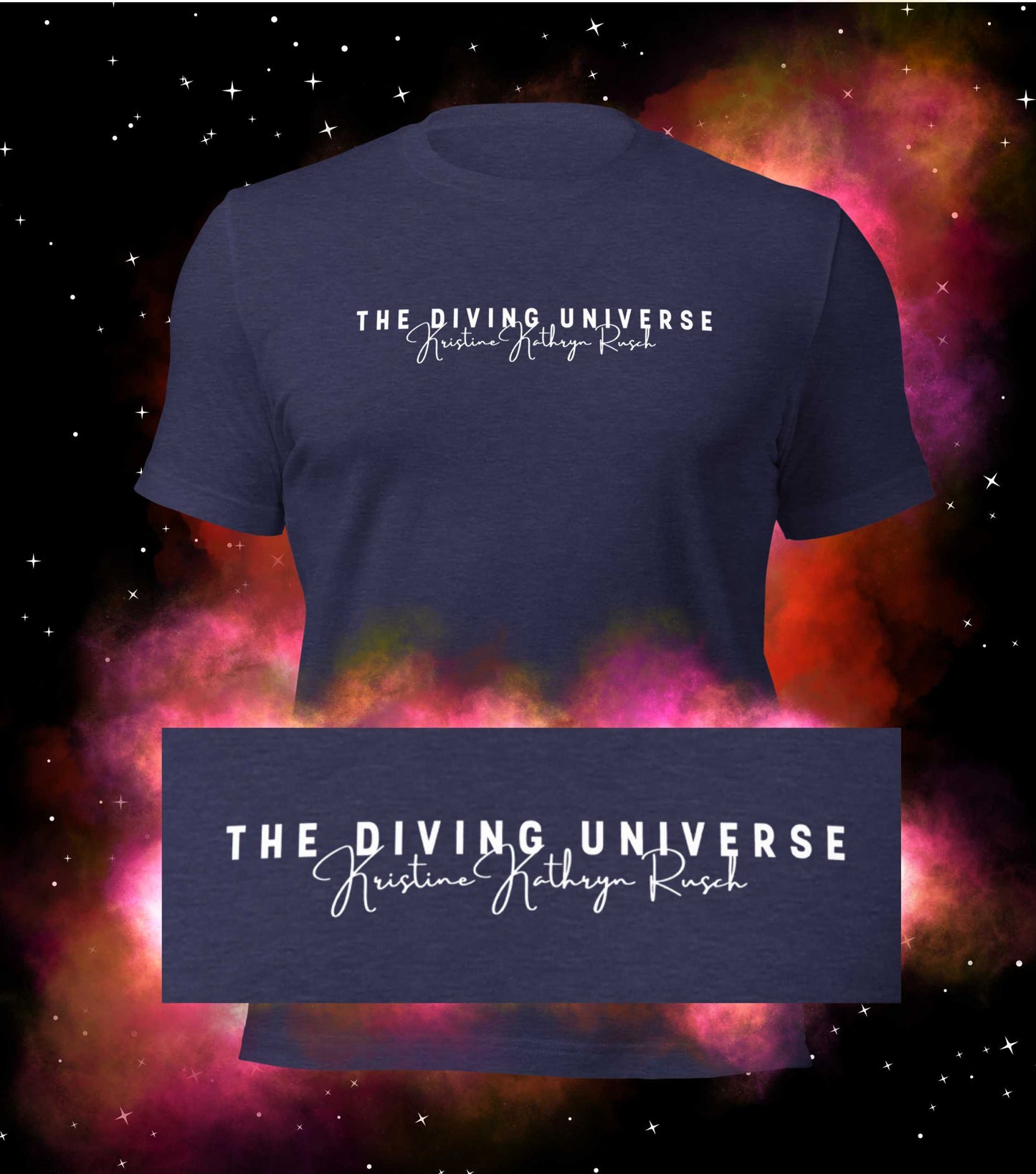 Diving Universe LOGO T-Shirt - The Diving Universe (SPACE OPERA Book Series) by Kristine Kathryn Rusch