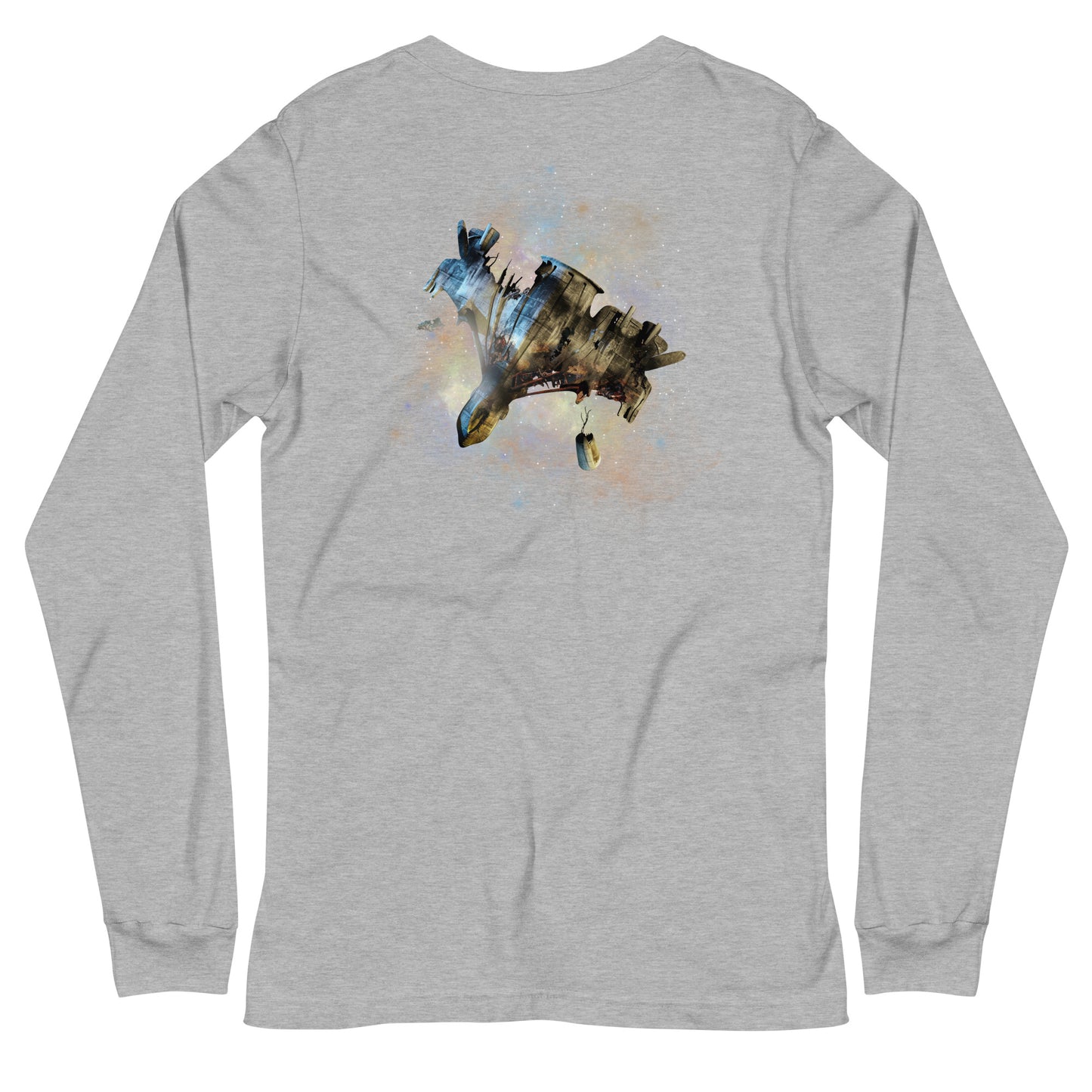 DIVING CREW & SPACESHIP WRECK L/S Tee - The Diving Universe by Kristine Kathryn Rusch