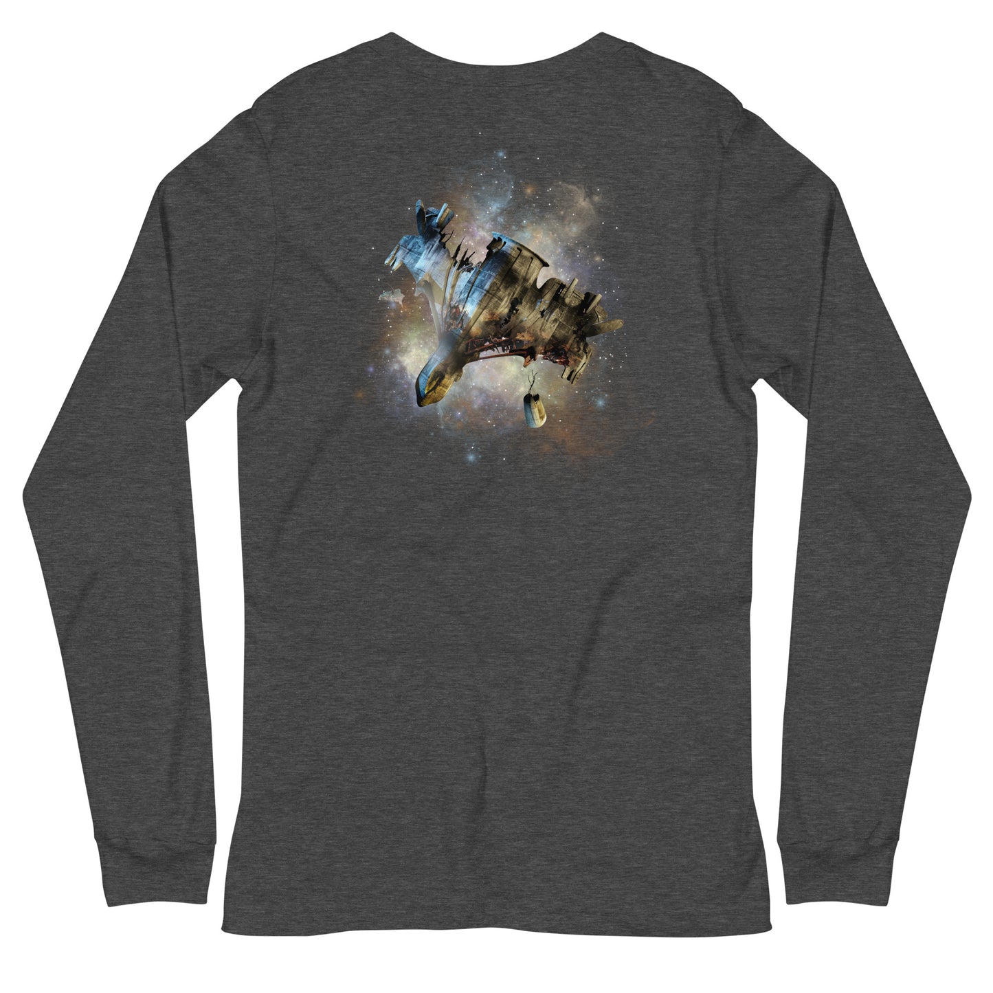 DIVING CREW & SPACESHIP WRECK L/S Tee - The Diving Universe by Kristine Kathryn Rusch