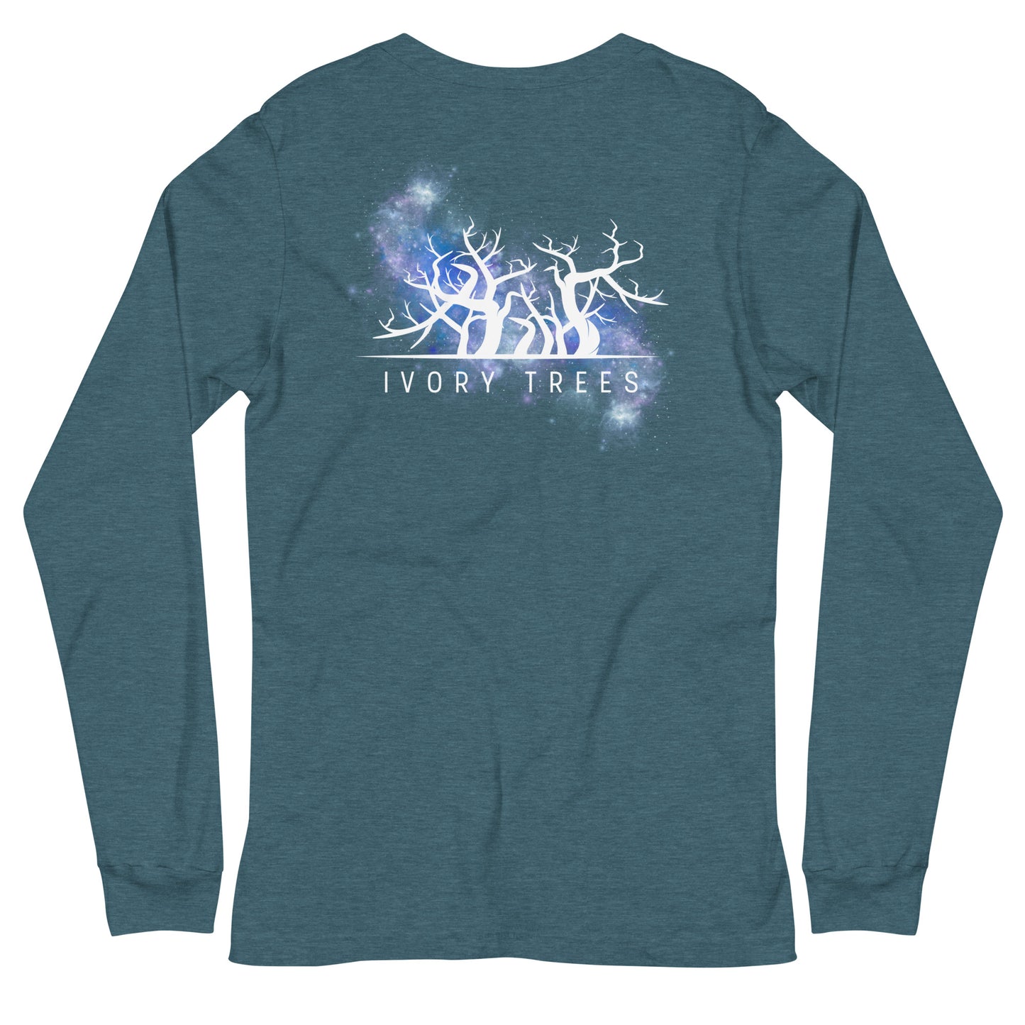 IVORY TRESS NEBULA & Logo L/S Tee - The Diving Universe by Kristine Kathryn Rusch