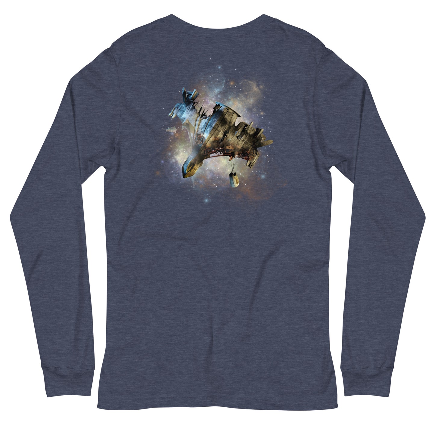 DIVING CREW & SPACESHIP WRECK L/S Tee - The Diving Universe by Kristine Kathryn Rusch