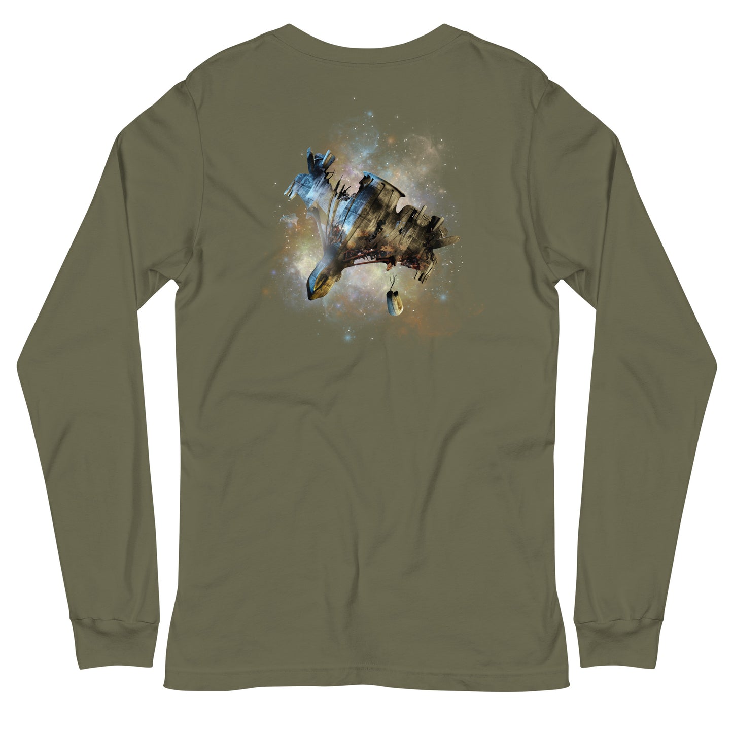 DIVING CREW & SPACESHIP WRECK L/S Tee - The Diving Universe by Kristine Kathryn Rusch