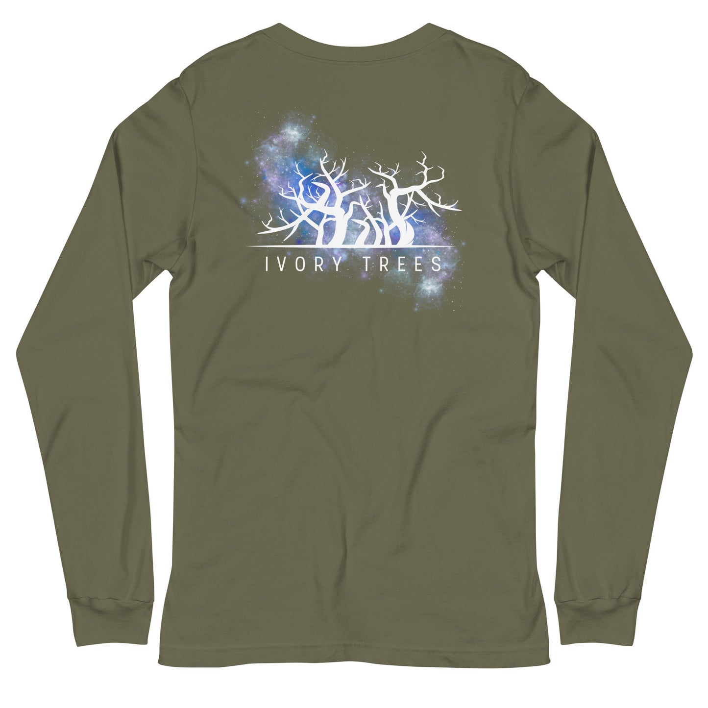 IVORY TRESS NEBULA & Logo L/S Tee - The Diving Universe by Kristine Kathryn Rusch