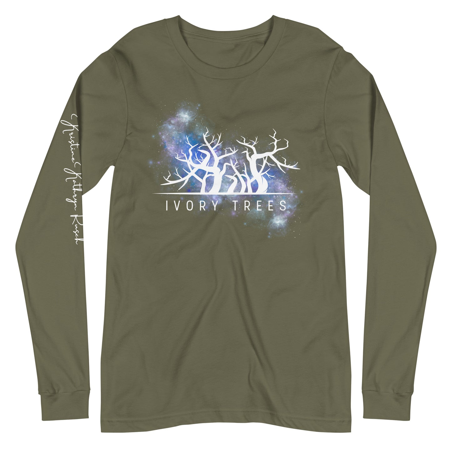 IVORY TREES NEBULA L/S Tee - The Diving Universe by Kristine Kathryn Rusch